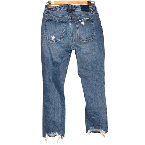 ABERCROMBIE & FITCH Curve Love The Mom High Rise Jean Distressed Size 28/6R - Picture 11 of 14